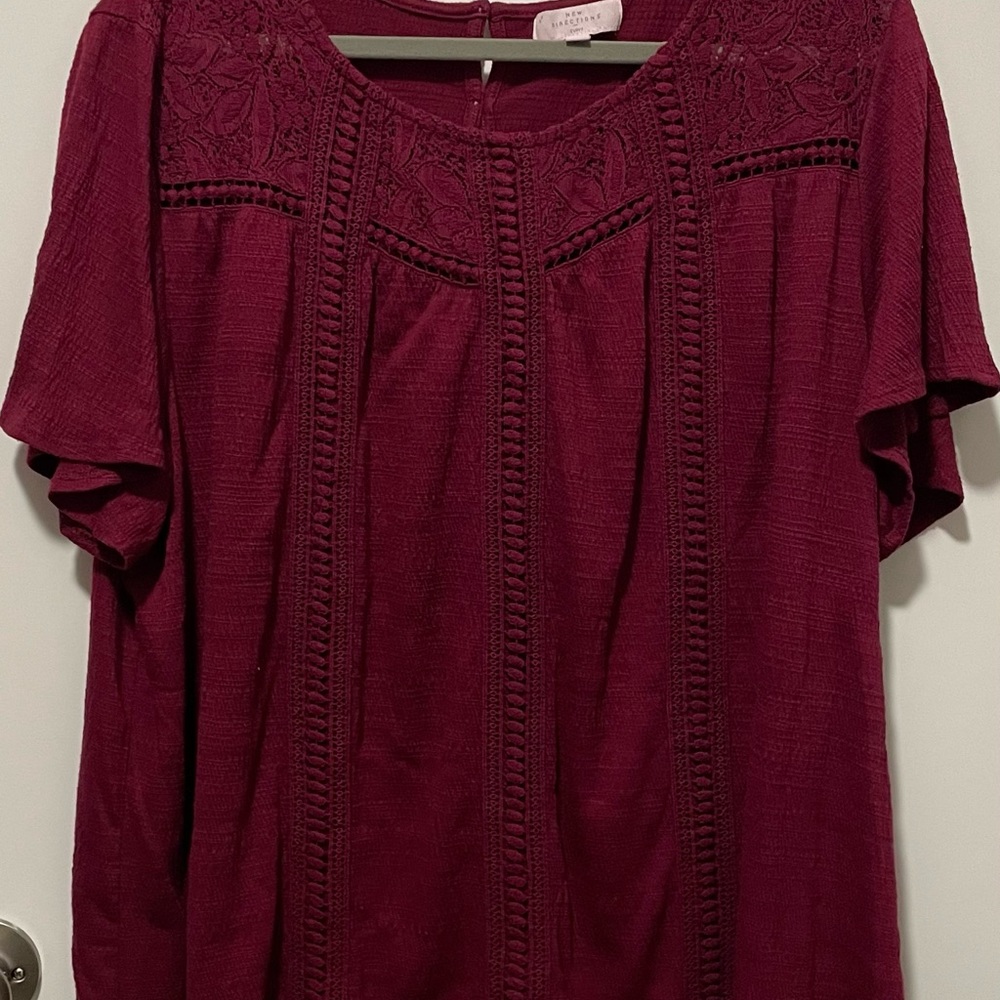 NWOT New Direction short sleeve 3X